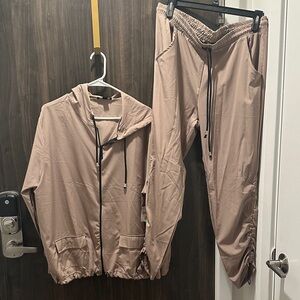 Rouge! Tan Track Pants & Jacket Set